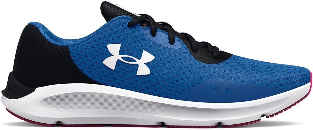 imageUnder Armour Womens Charged Pursuit 3Running ShoeVictory Blue 400White