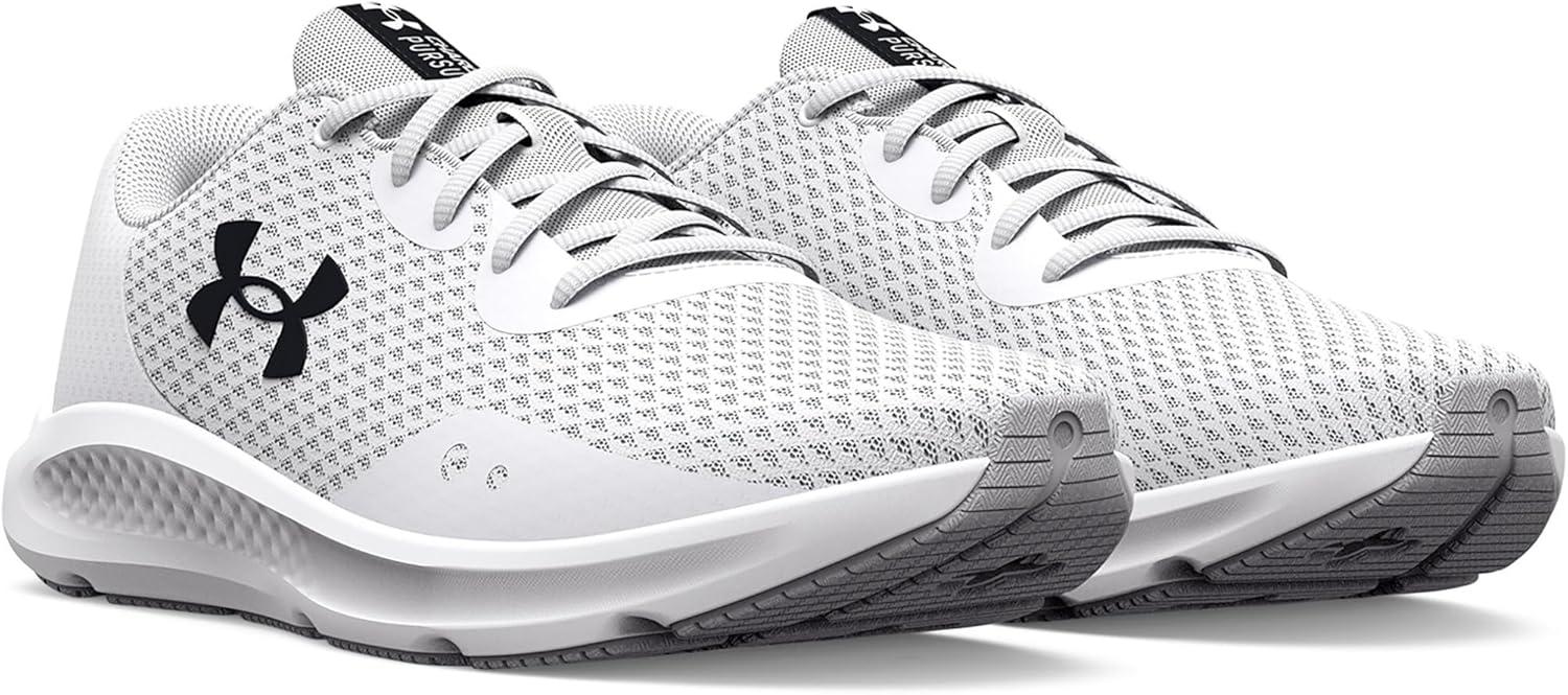 imageUnder Armour Womens Charged Pursuit 3Running ShoeWhiteBlack