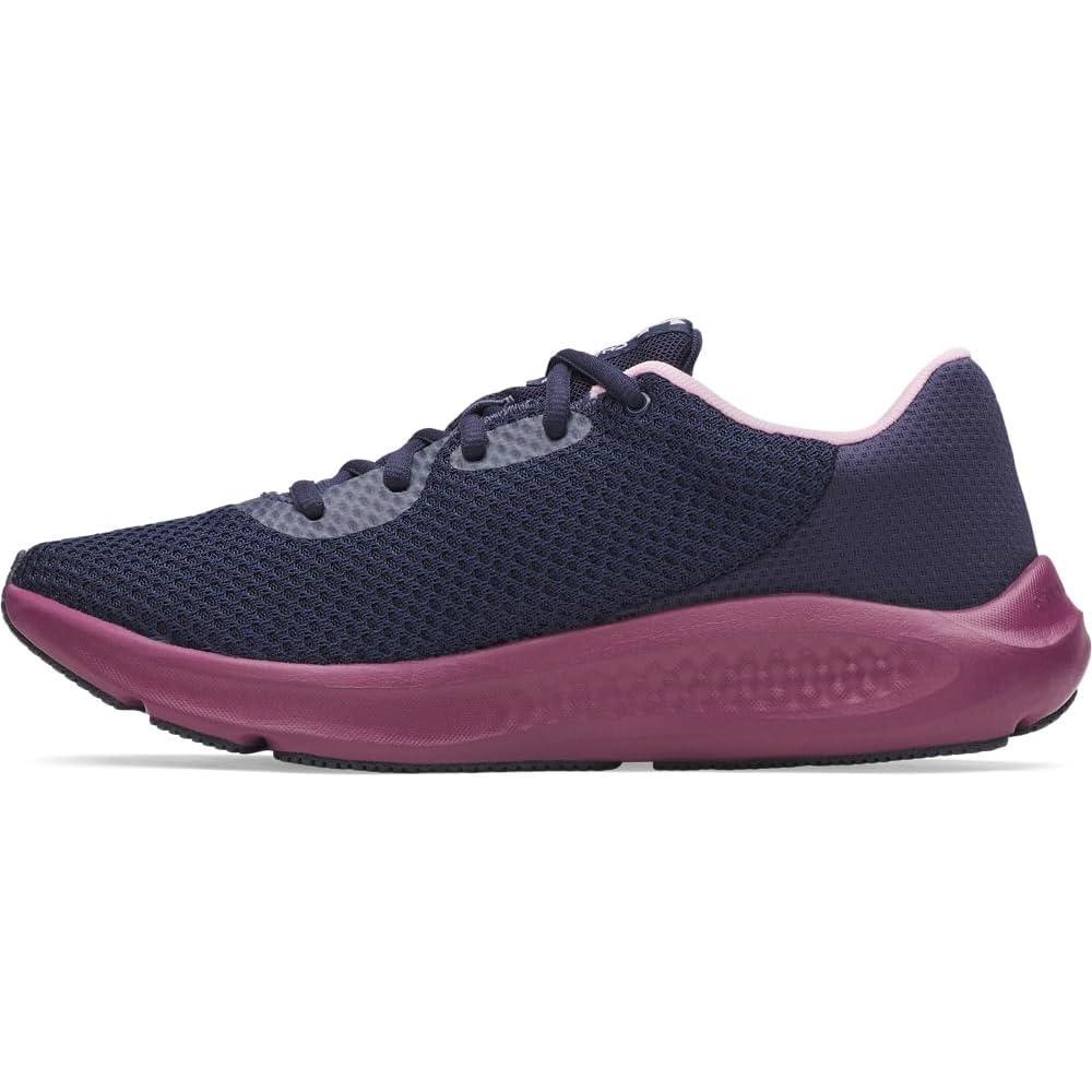 imageUnder Armour Womens Charged Pursuit 3Running Shoe410 Midnight NavyPurple GeminiStellar Pink