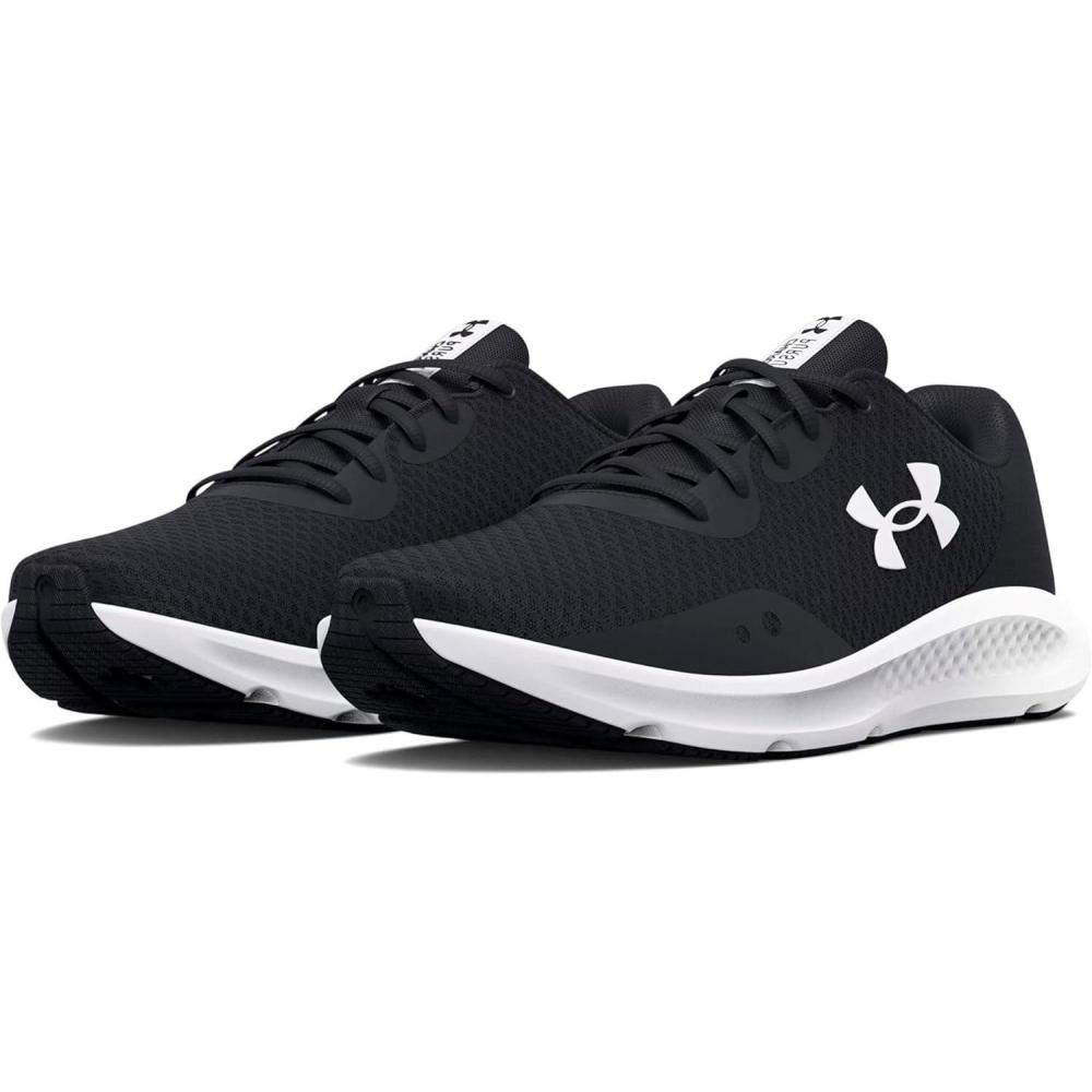 imageUnder Armour Womens Charged Pursuit 3Running ShoeBlackWhite