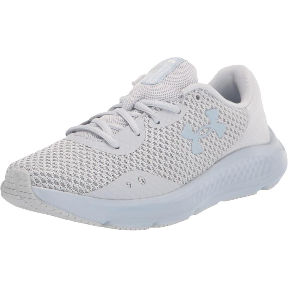 imageUnder Armour Womens Charged Pursuit 3Running ShoeHalo Gray 107Breaker Blue