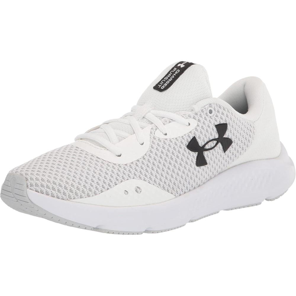 imageUnder Armour Womens Charged Pursuit 3Running ShoeWhiteBlack