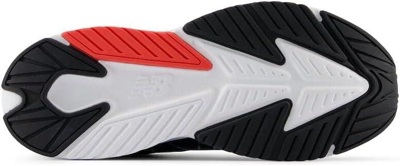 imageNew Balance Kids Rave Run V2 LaceUp Running ShoesBlackBlast RedTeam Sky Blue
