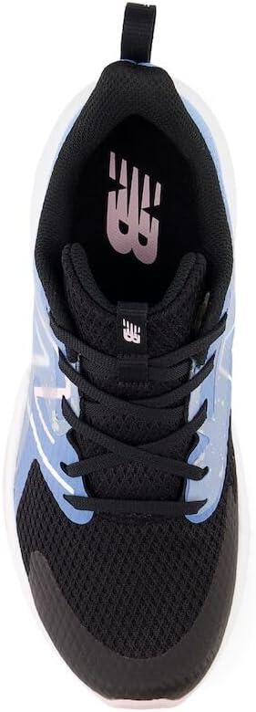 imageNew Balance Kids Rave Run V2 LaceUp Running ShoesBlackBlue LagunaLight Raspberry