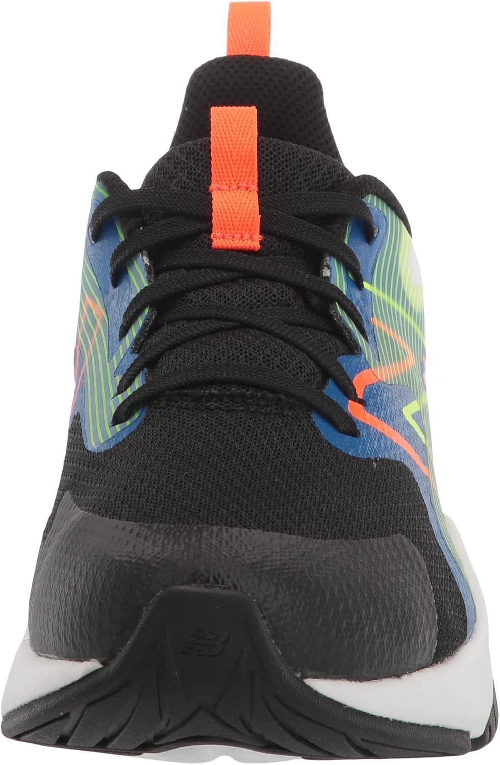 imageNew Balance Kids Rave Run V2 LaceUp Running ShoesBlackCobaltWhite