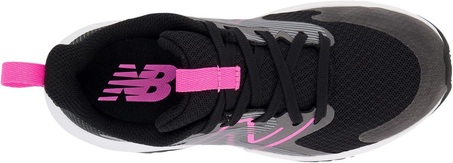 imageNew Balance Kids Rave Run V2 LaceUp Running ShoesBlackVibrant Pink
