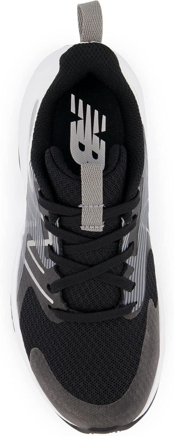 imageNew Balance Kids Rave Run V2 LaceUp Running ShoesBlackWhite