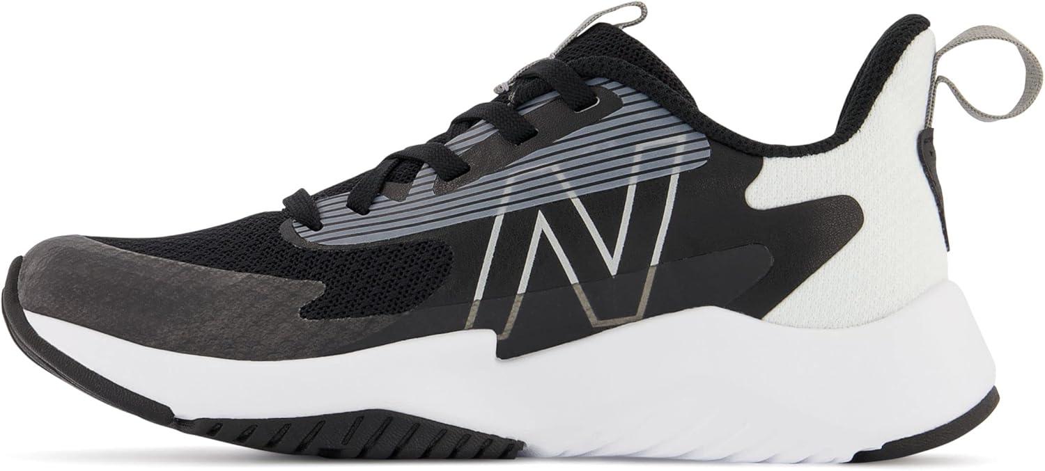imageNew Balance Kids Rave Run V2 LaceUp Running ShoesBlackWhite