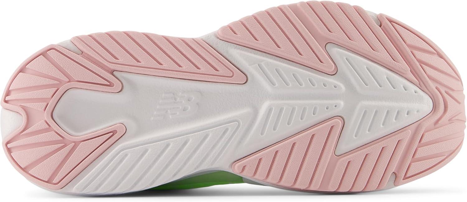 imageNew Balance Kids Rave Run V2 LaceUp Running ShoesGrey MatterMint FlashMosaic Green