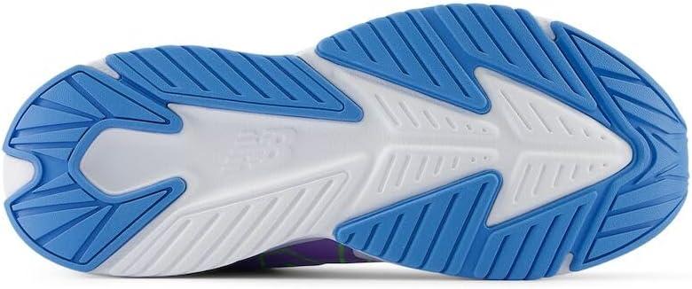 imageNew Balance Kids Rave Run V2 LaceUp Running ShoesLilac GloSky BluePixel Green