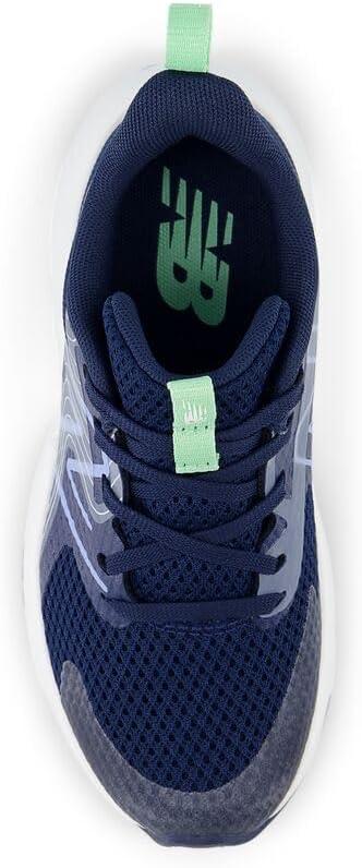 imageNew Balance Kids Rave Run V2 LaceUp Running ShoesNb NavyElectric SkySweetgrass