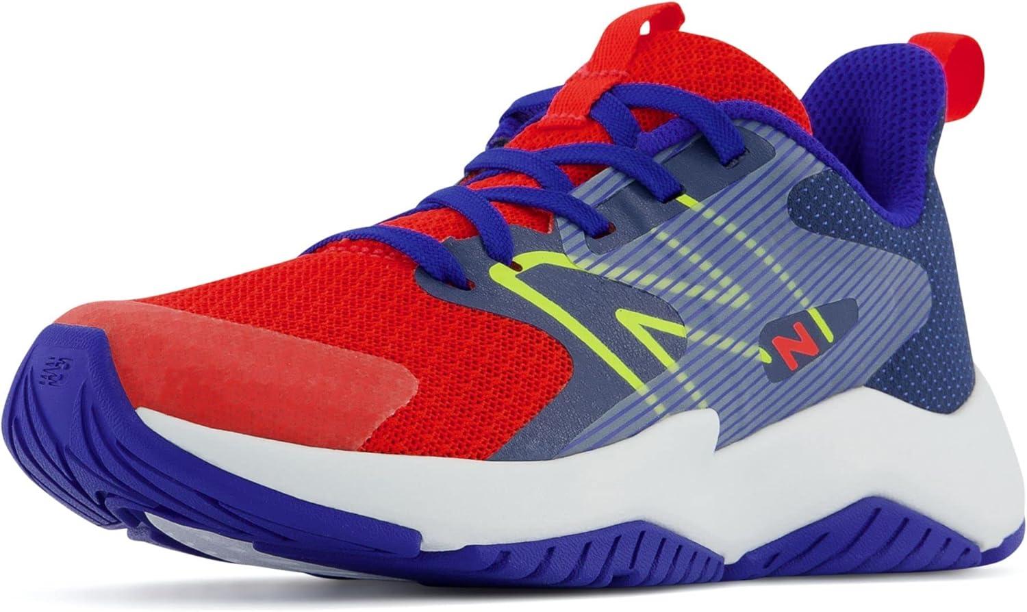 imageNew Balance Kids Rave Run V2 LaceUp Running ShoesNeo FlameLemonadeMoon Shadow
