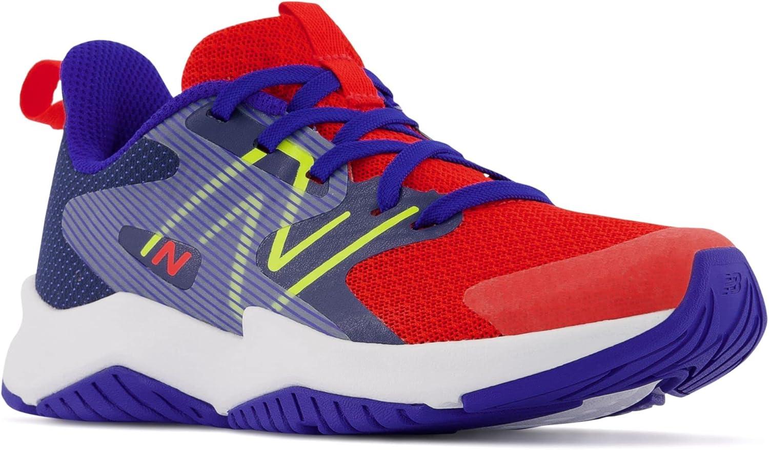 imageNew Balance Kids Rave Run V2 LaceUp Running ShoesNeo FlameLemonadeMoon Shadow
