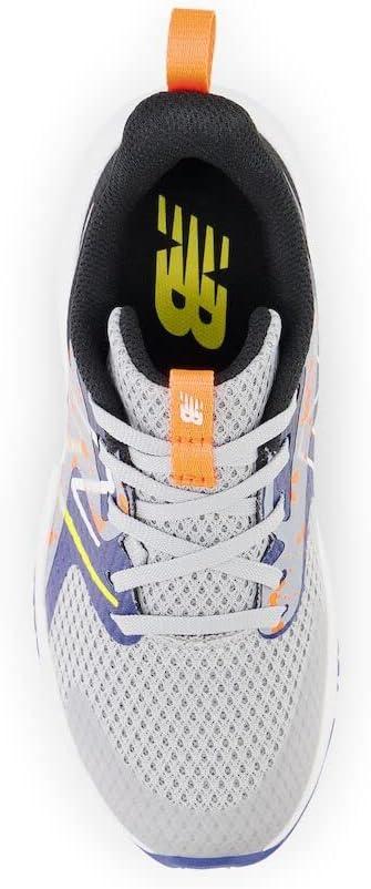 imageNew Balance Kids Rave Run V2 LaceUp Running ShoesRain CloudNight SkyBlaze Orange