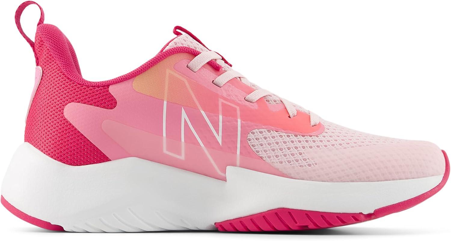 imageNew Balance Kids Rave Run V2 LaceUp Running ShoesRose SugarCarnival PinkSignal Pink