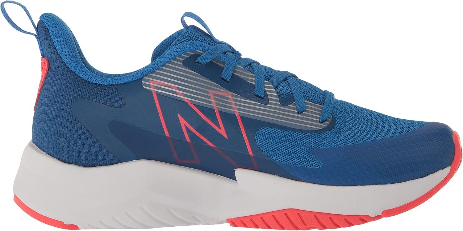 imageNew Balance Kids Rave Run V2 LaceUp Running ShoesSerene BlueBlue GrooveElectric Red
