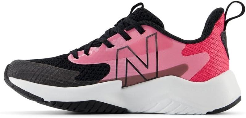 imageNew Balance Kids Rave Run V2 LaceUp Running ShoesSignal PinkBlack