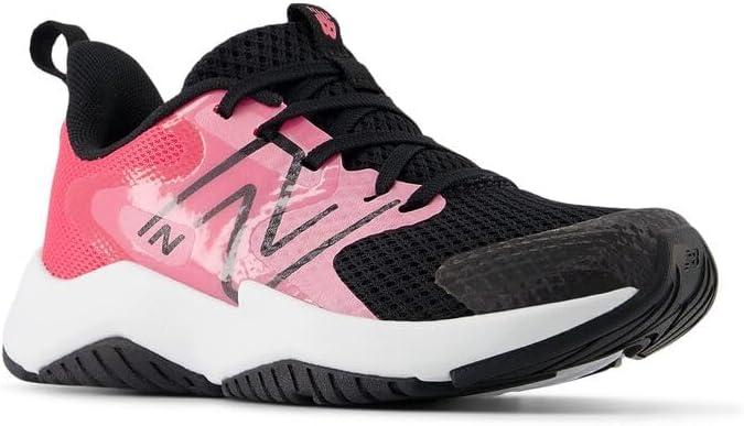 imageNew Balance Kids Rave Run V2 LaceUp Running ShoesSignal PinkBlack
