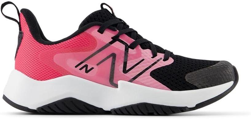 imageNew Balance Kids Rave Run V2 LaceUp Running ShoesSignal PinkBlack
