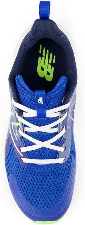 imageNew Balance Kids Rave Run V2 LaceUp Running ShoesTeam RoyalBlue OasisBleached Lime Glo