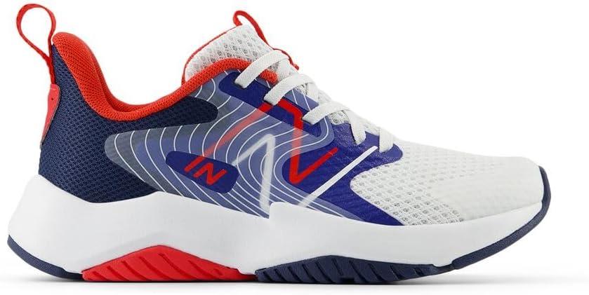 imageNew Balance Kids Rave Run V2 LaceUp Running ShoesTeam RoyalWhiteTrue Red