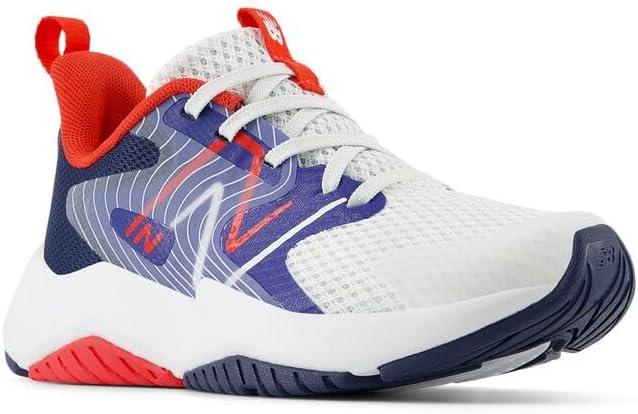 imageNew Balance Kids Rave Run V2 LaceUp Running ShoesTeam RoyalWhiteTrue Red