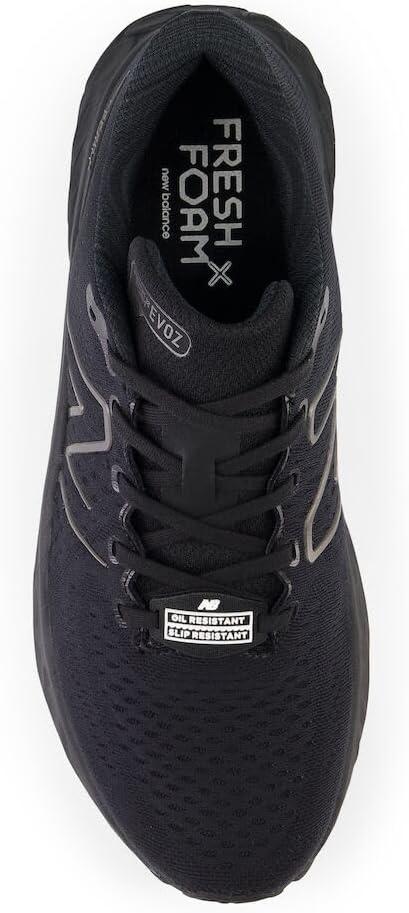 imageNew Balance Womens Fresh Foam X Evoz V3 SlipResistant Running ShoeBlackBlack MetallicBlack