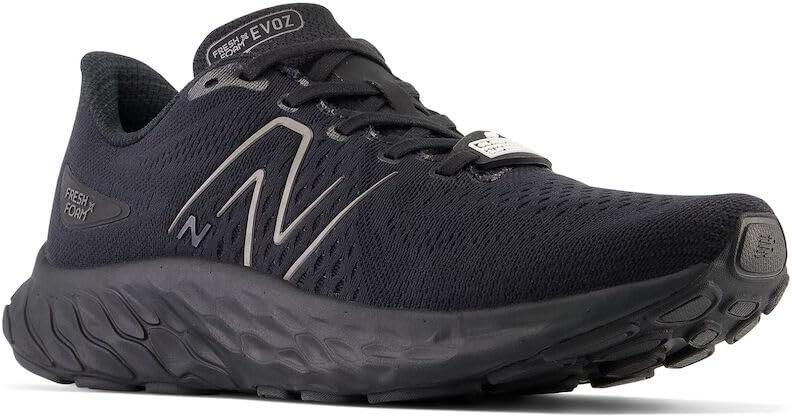 imageNew Balance Womens Fresh Foam X Evoz V3 SlipResistant Running ShoeBlackBlack MetallicBlack