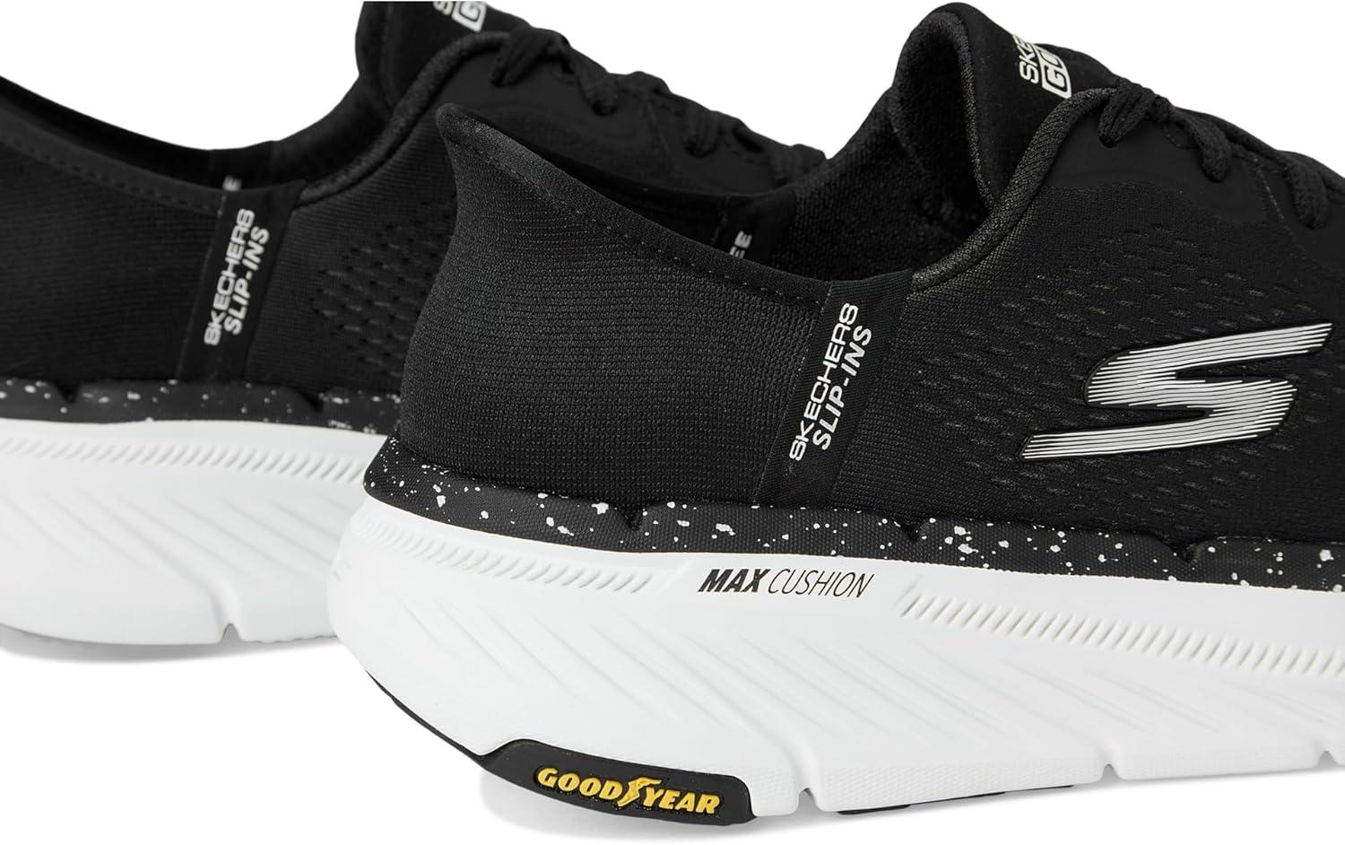 imageSkechers Womens Max Cushioning Premier 20 Alora Hands Free SlipinsBlackWhite