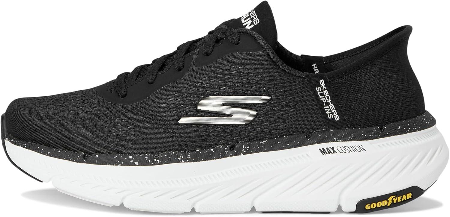 imageSkechers Womens Max Cushioning Premier 20 Alora Hands Free SlipinsBlackWhite