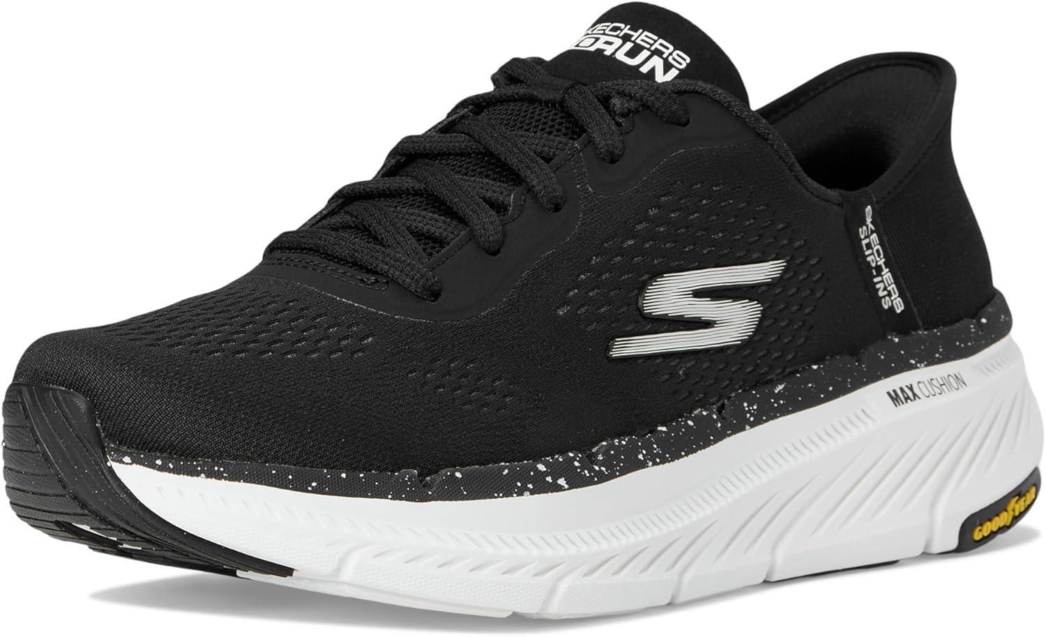 imageSkechers Womens Max Cushioning Premier 20 Alora Hands Free SlipinsBlackWhite