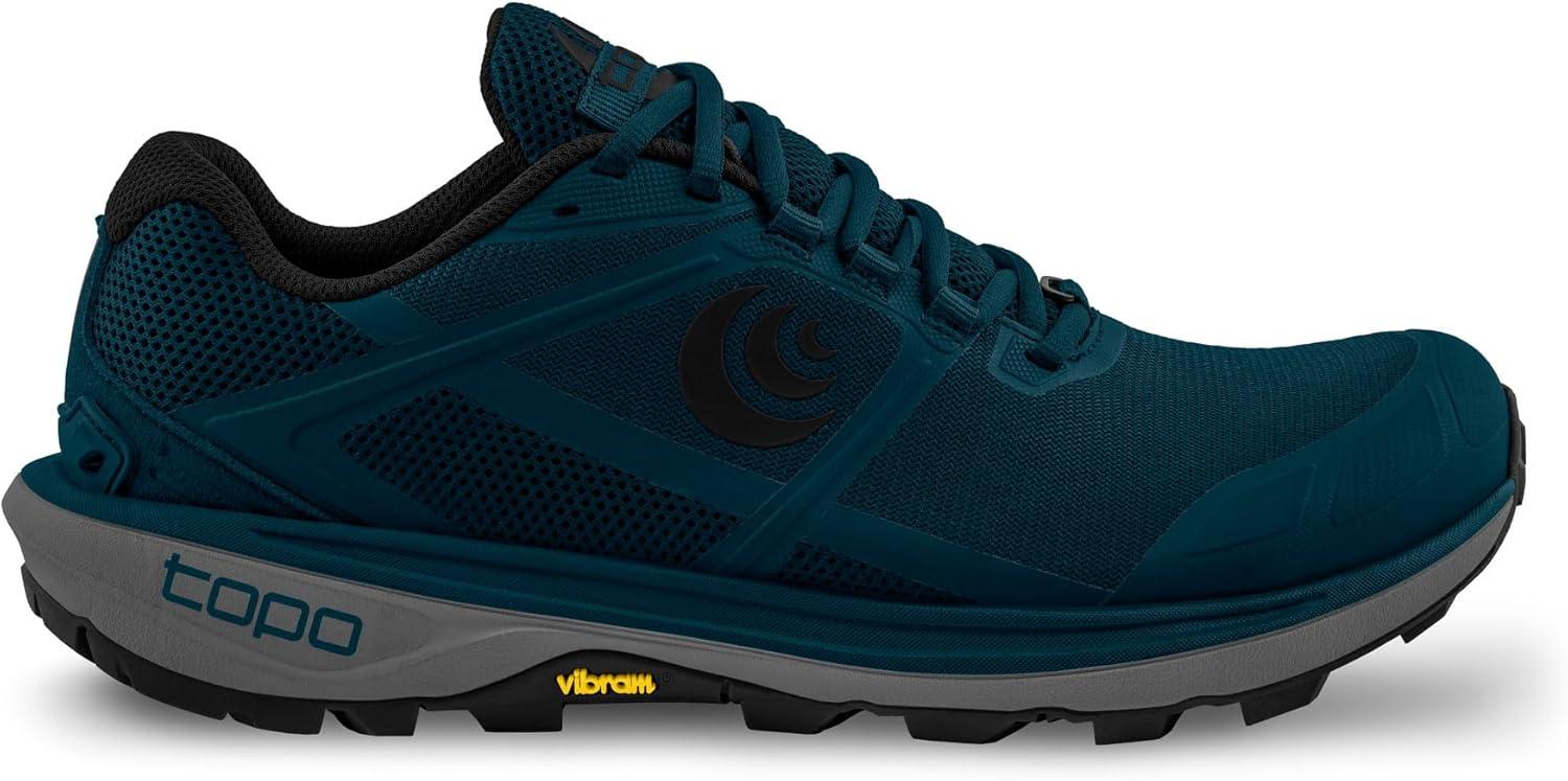 imageTopo Athletic Mens Terraventure 4 Comfortable Cushioned Durable 3MM Drop Trail Running Shoes Athletic Shoes for Trail RunningNavyBlack
