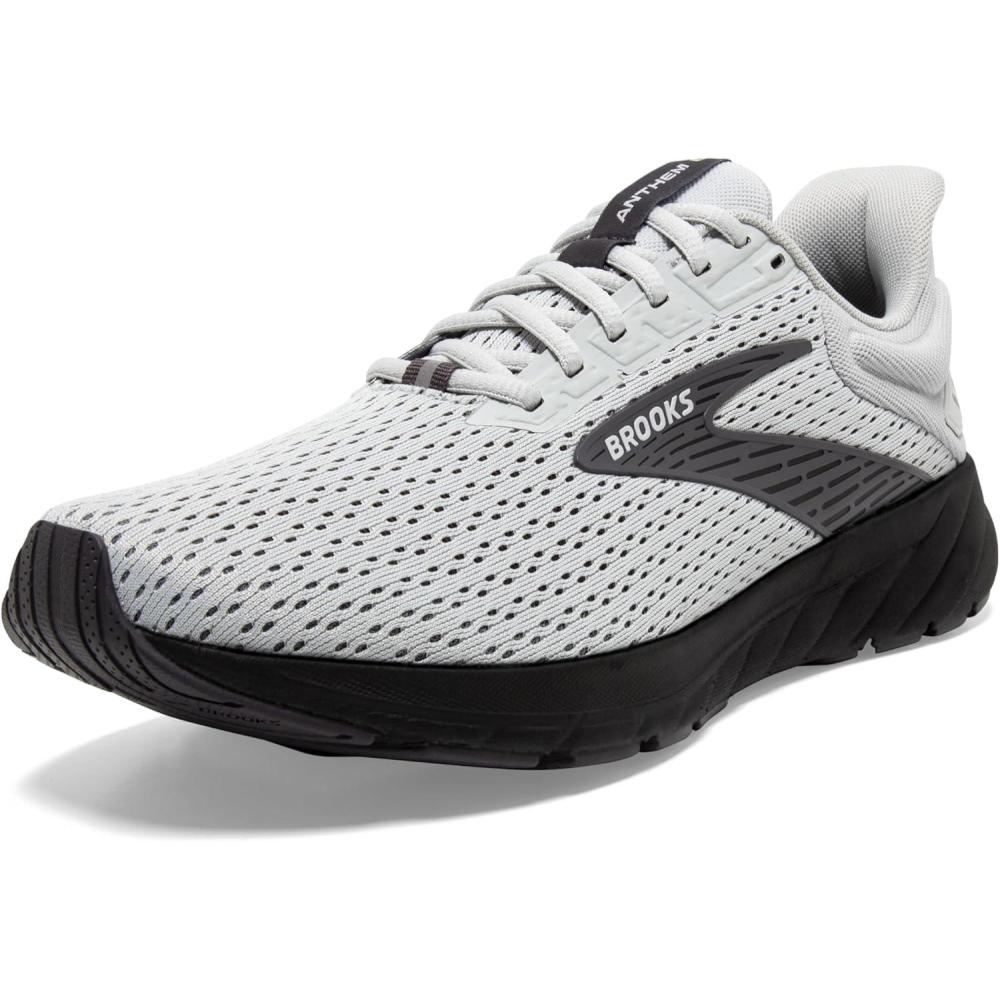imageBrooks Mens Anthem 6 Neutral Running ShoeGreyBlackened PearlGrey
