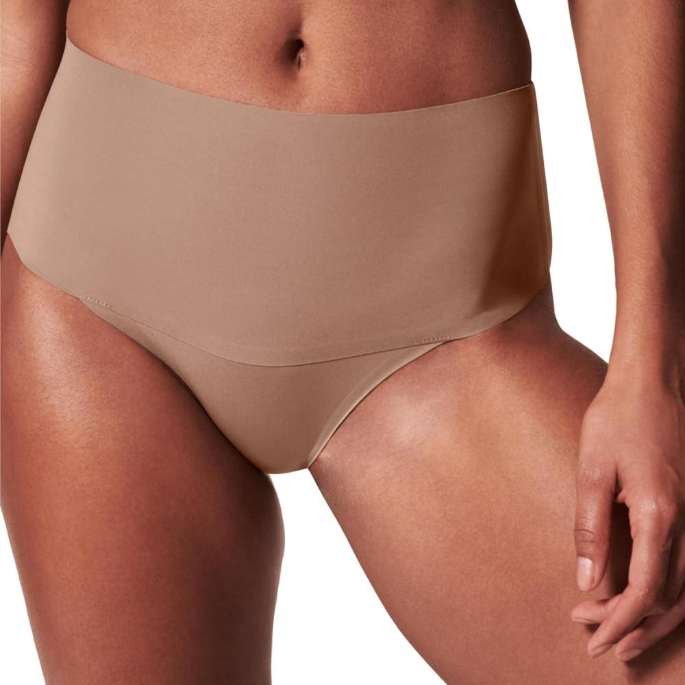 imageSPANX SPANXsmooth Undietectable Brief Comfortable Core Control Invisible Shapewear Underwear No Visible Panty LinesCafe Au Lait