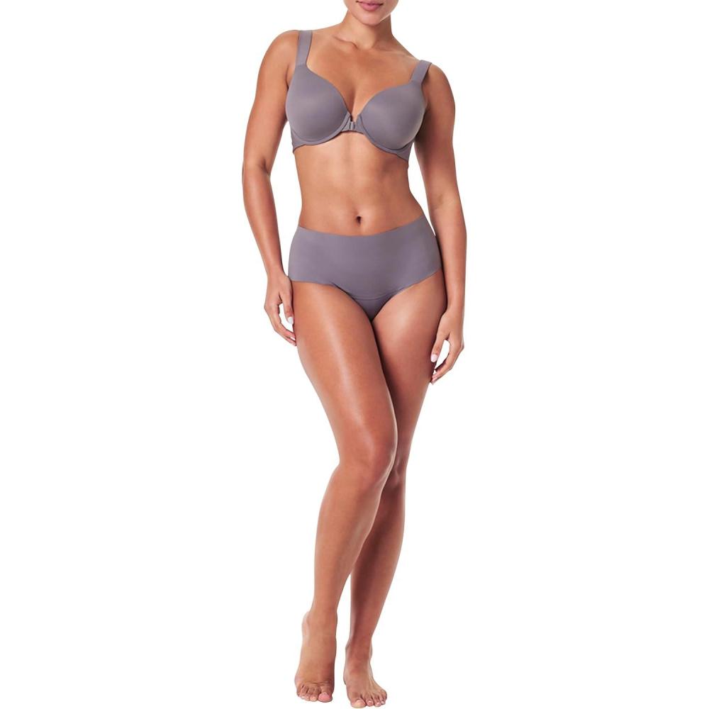 imageSPANX SPANXsmooth Undietectable Brief Comfortable Core Control Invisible Shapewear Underwear No Visible Panty LinesMythical Grey