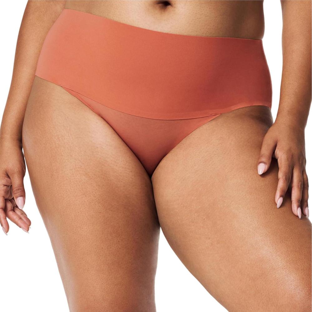 imageSPANX SPANXsmooth Undietectable Brief Comfortable Core Control Invisible Shapewear Underwear No Visible Panty LinesSedona
