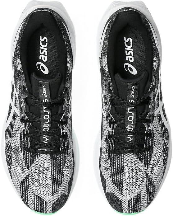 imageASICS Mens DYNABLAST 5 Running ShoesBlackWhite