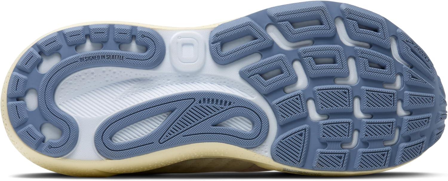 imageBrooks Womens Adrenaline GTS 24 Supportive Running ShoeAlmondPeachBlue