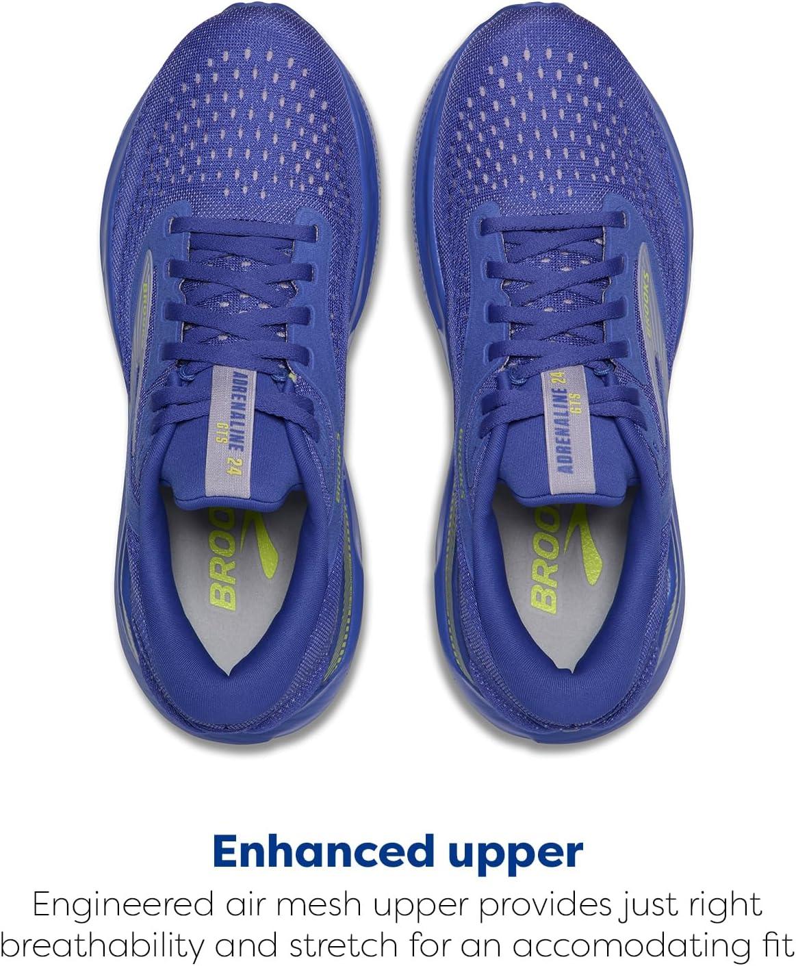 imageBrooks Womens Adrenaline GTS 24 Supportive Running ShoeAmparoThistleYellow