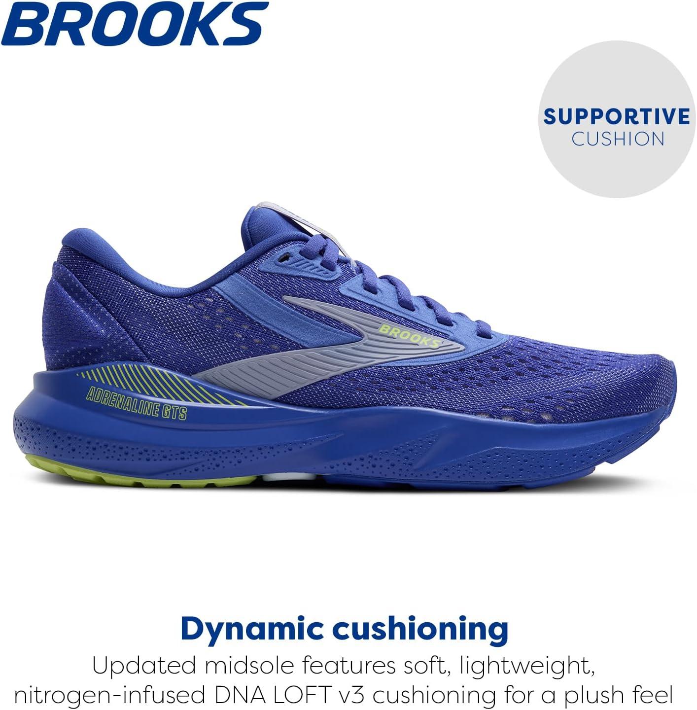 imageBrooks Womens Adrenaline GTS 24 Supportive Running ShoeAmparoThistleYellow