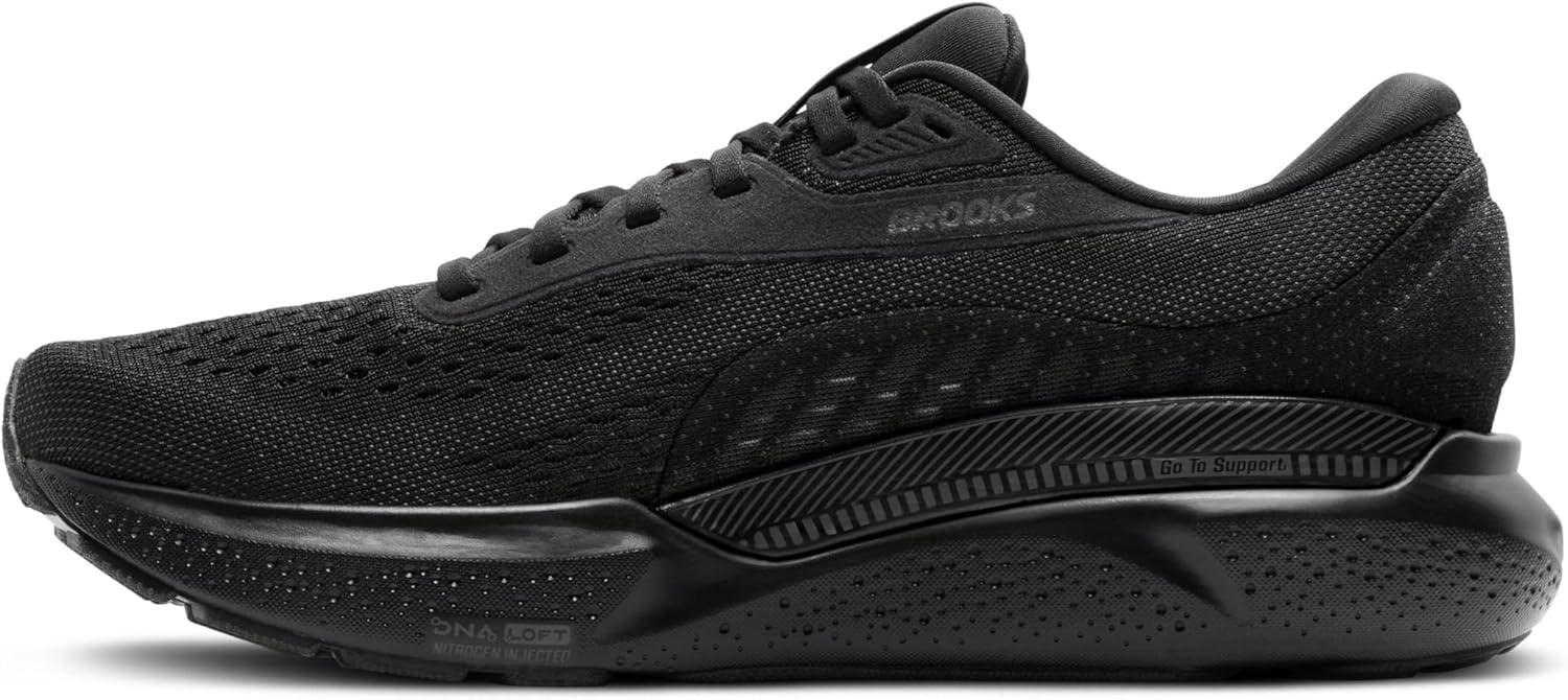 imageBrooks Womens Adrenaline GTS 24 Supportive Running ShoeBlackBlackEbony