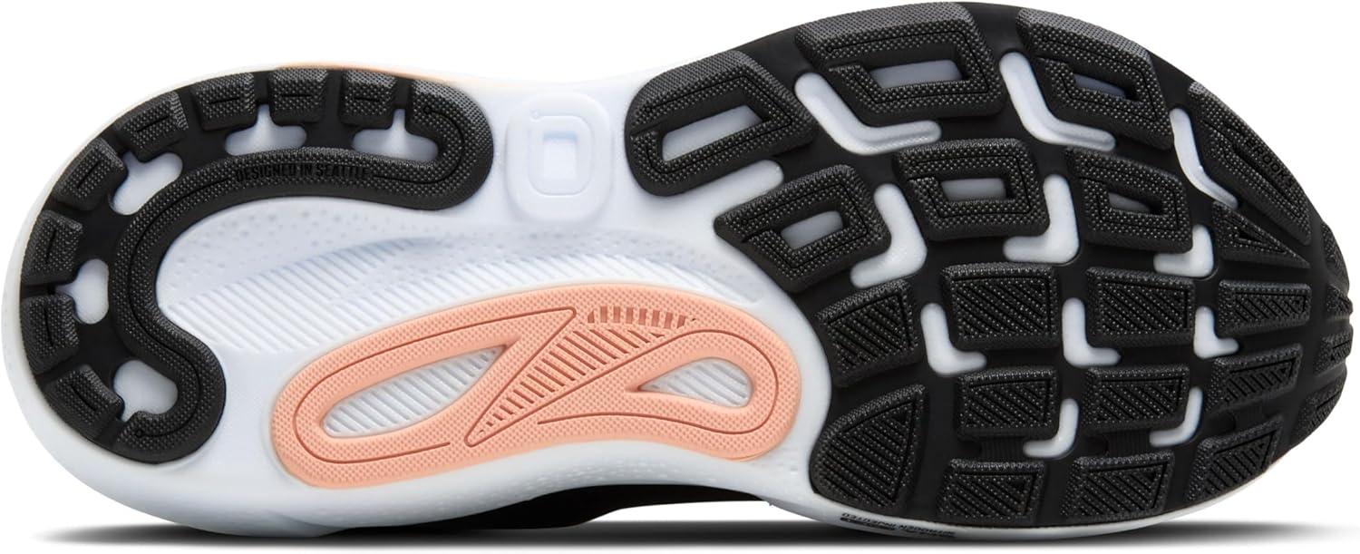 imageBrooks Womens Adrenaline GTS 24 Supportive Running ShoeBlackPeachPeacoat