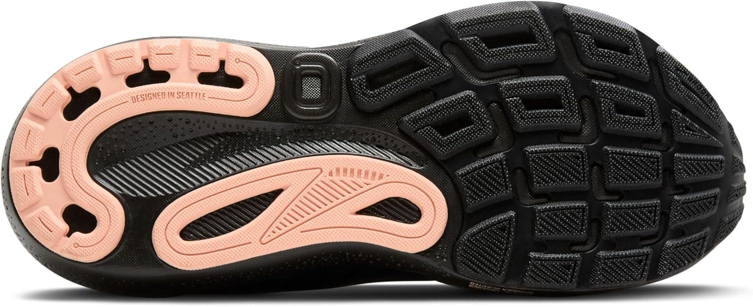 imageBrooks Womens Adrenaline GTS 24 Supportive Running ShoeBlackPeacoatPeach