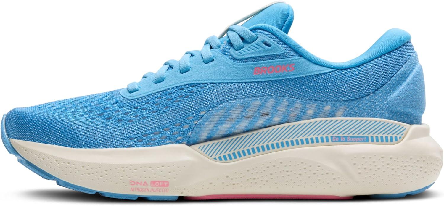 imageBrooks Womens Adrenaline GTS 24 Supportive Running ShoeBonnie BlueGreyPink