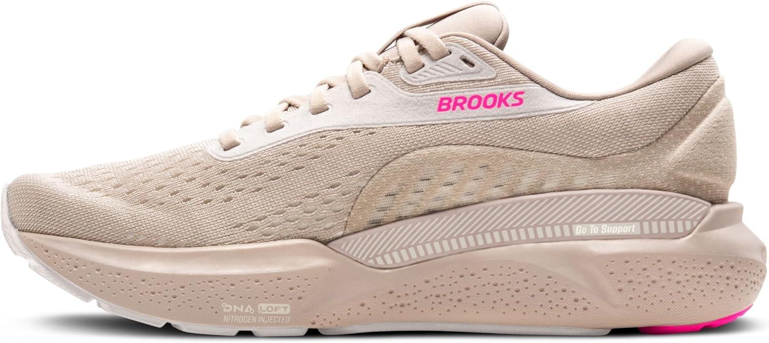 imageBrooks Womens Adrenaline GTS 24 Supportive Running ShoeChateau GreyCoconutPink