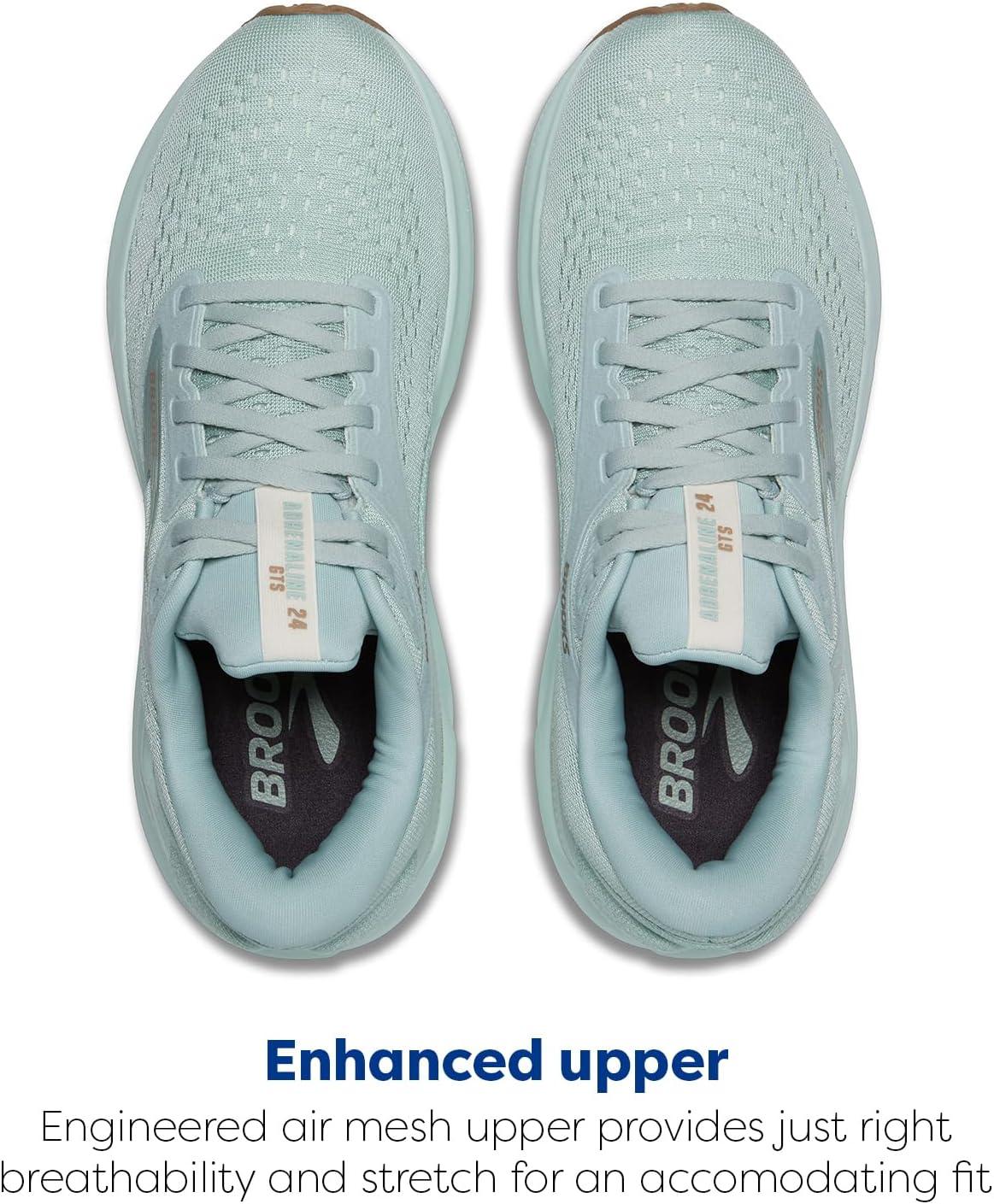imageBrooks Womens Adrenaline GTS 24 Supportive Running ShoeCloud BlueCoconutPortabella