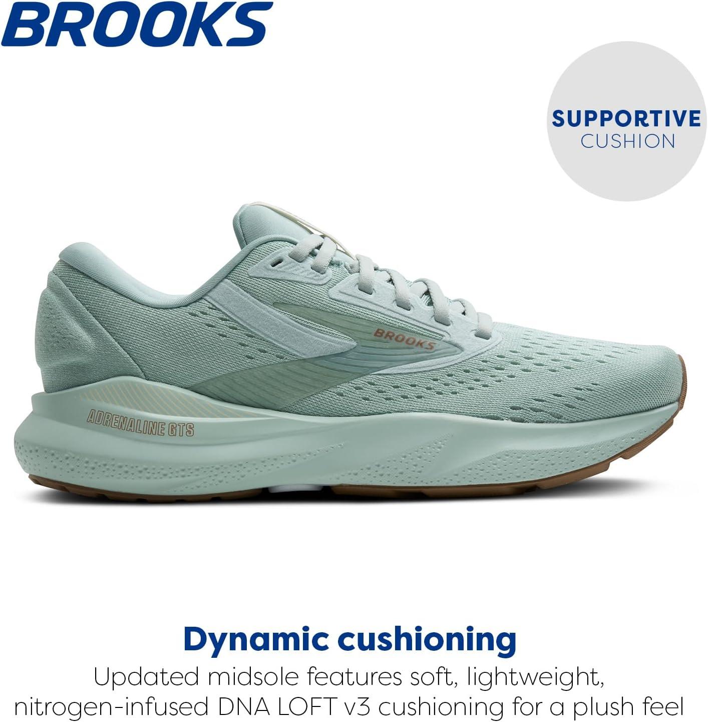 imageBrooks Womens Adrenaline GTS 24 Supportive Running ShoeCloud BlueCoconutPortabella