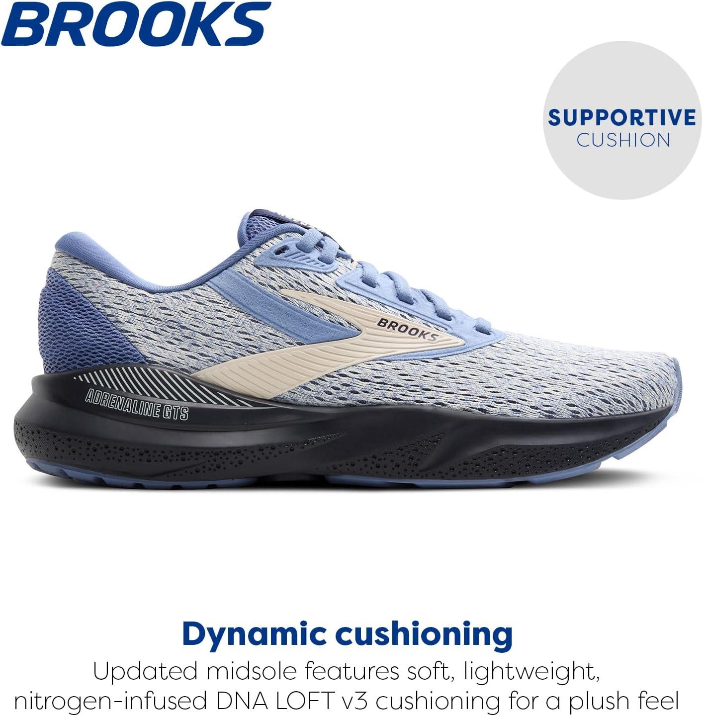 imageBrooks Womens Adrenaline GTS 24 Supportive Running ShoeCountry WashBluewashEbony