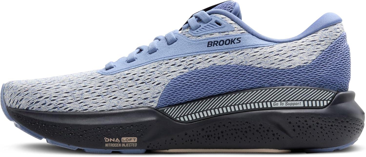 imageBrooks Womens Adrenaline GTS 24 Supportive Running ShoeCountry WashBluewashEbony