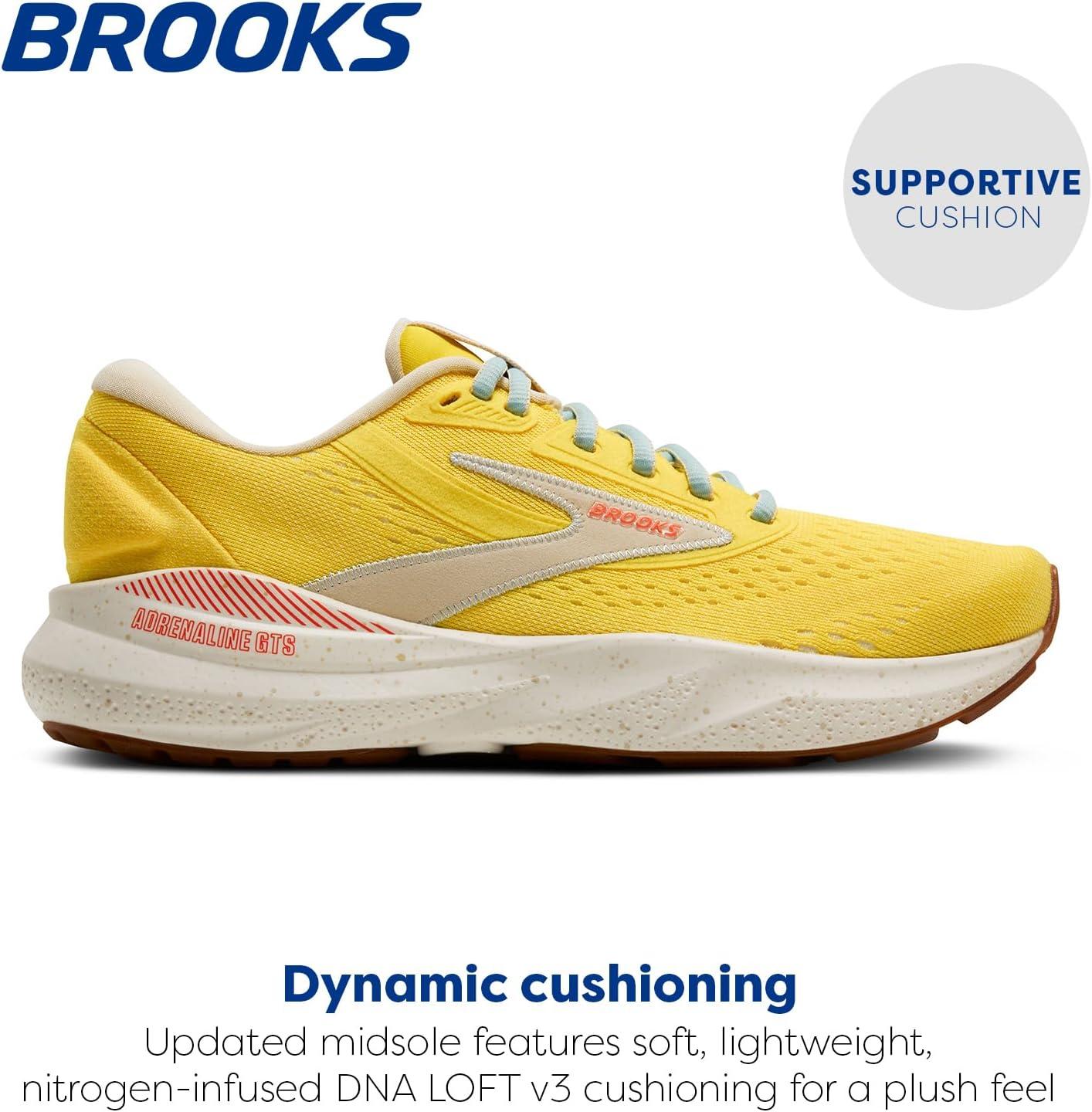 imageBrooks Womens Adrenaline GTS 24 Supportive Running ShoeCyberVermillionSeedpearl